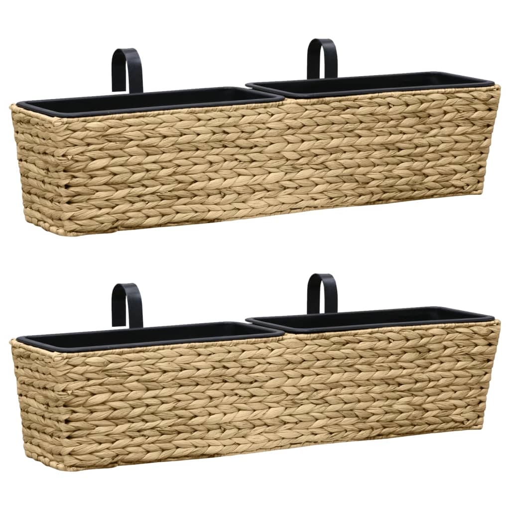 Conjunto De Jardineras 2 Unidades Jacinto De Agua