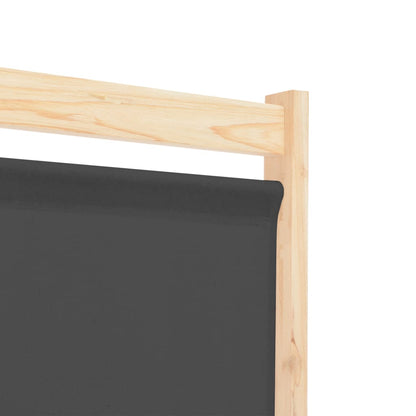 Biombo Divisor 5 Paneles De Tela 200X170X4 Cm