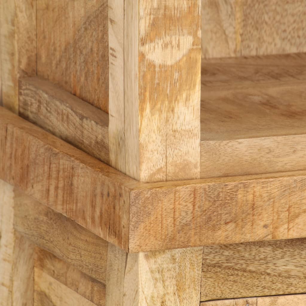 Estantería De Madera Maciza De Mango 50X30X180 Cm