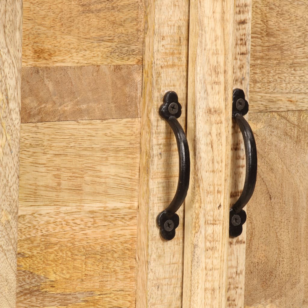 Estantería De Madera Maciza De Mango 50X30X180 Cm