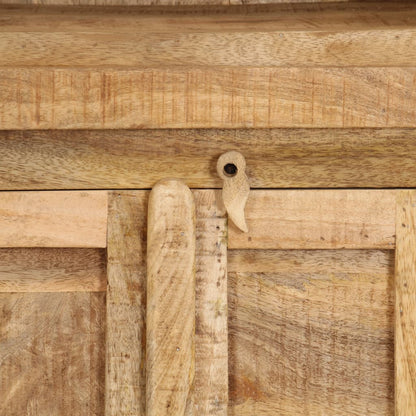 Estantería De Madera Maciza De Mango 50X30X180 Cm