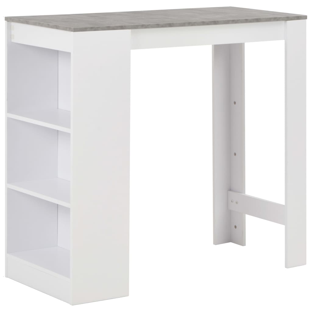 Mesa Alta De Cocina Con Estantería Color 110X50X103 Cm
