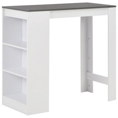 Mesa Alta De Cocina Con Estantería Color 110X50X103 Cm