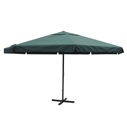 Sombrilla De Jardín Con Palo De Aluminio Negra