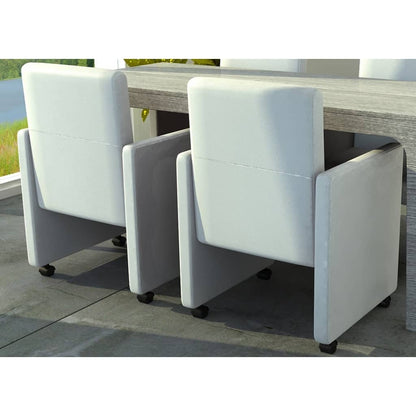 Sillas De Comedor 6 Uds Cuero Sintético