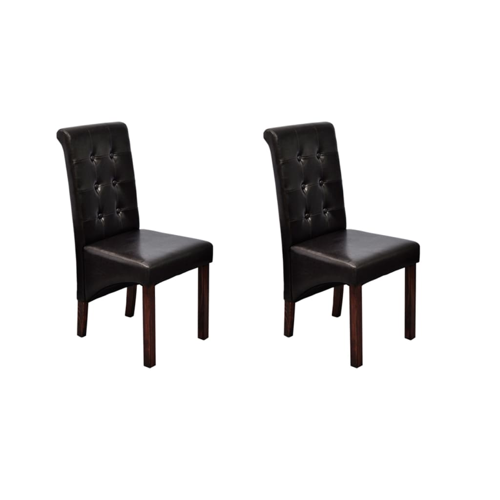 Sillas De Comedor 6 Unidades Cuero Sintético