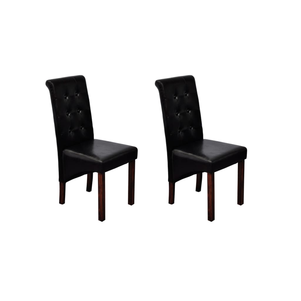 Sillas De Comedor 6 Unidades Cuero Sintético