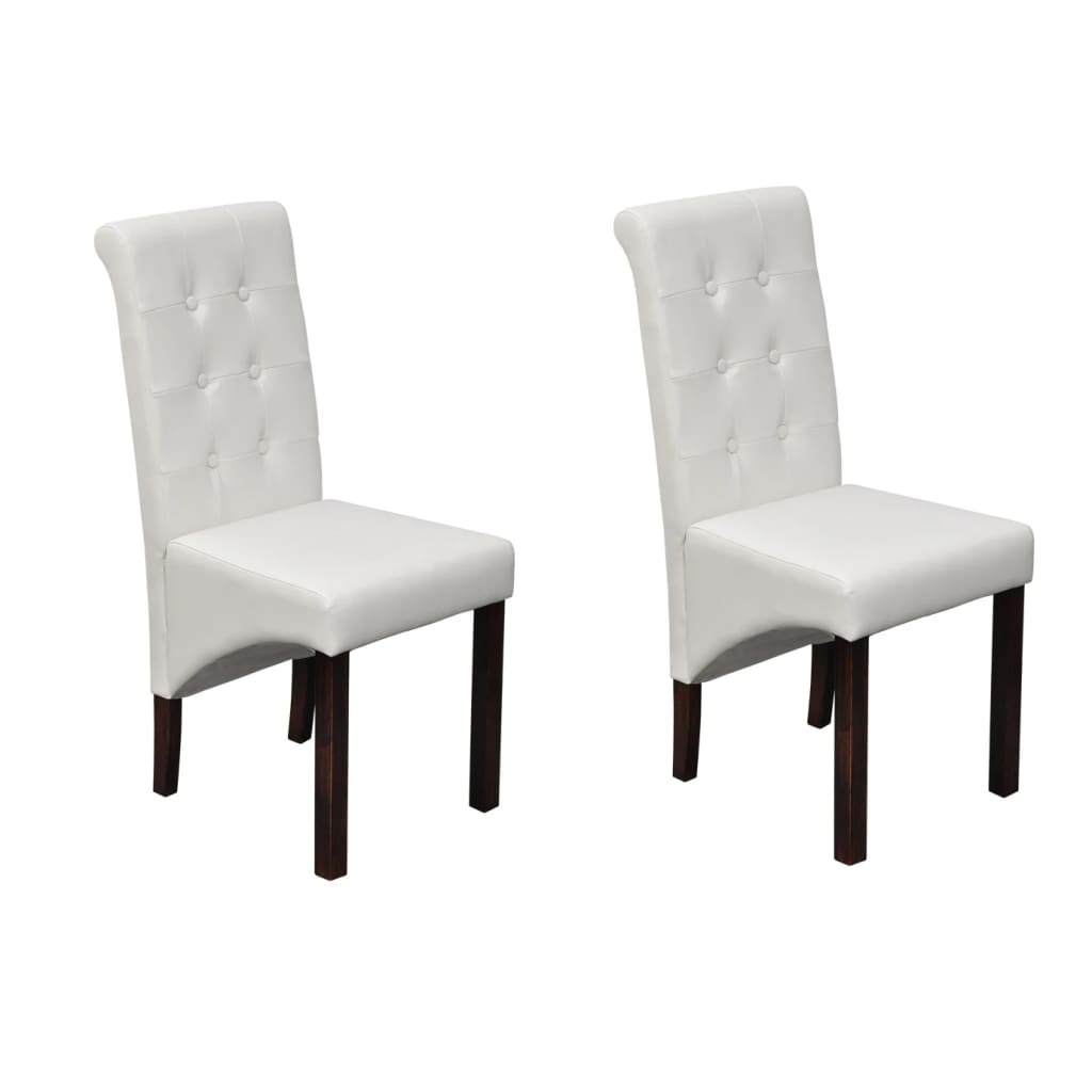 Sillas De Comedor 6 Unidades Cuero Sintético