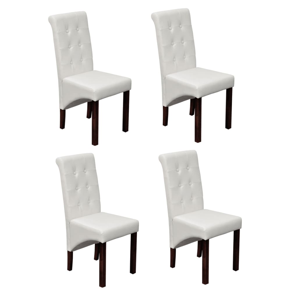 Sillas De Comedor 6 Unidades Cuero Sintético