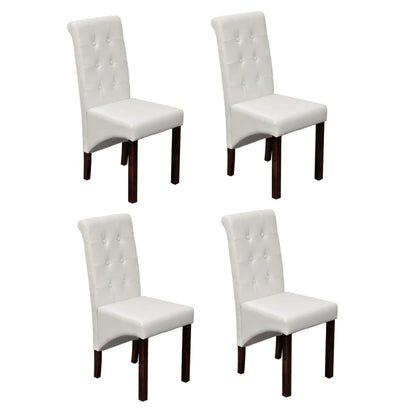Sillas De Comedor 6 Unidades Cuero Sintético