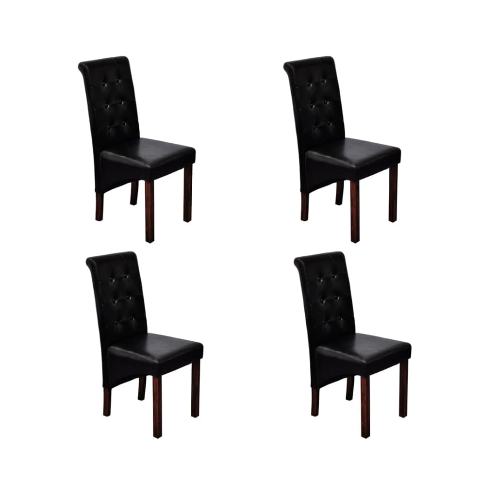 Sillas De Comedor 6 Unidades Cuero Sintético