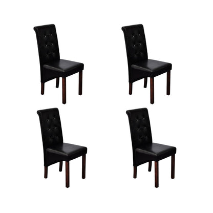Sillas De Comedor 6 Unidades Cuero Sintético