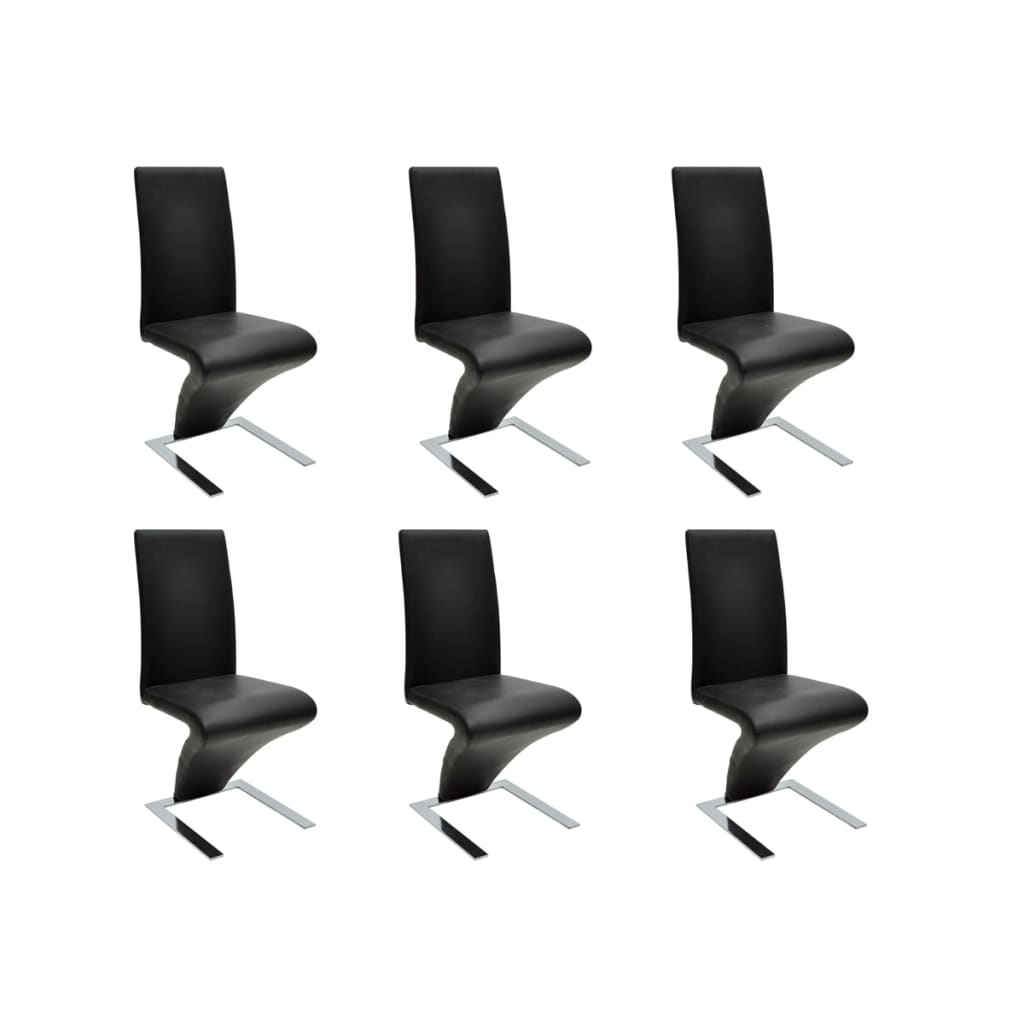 Sillas De Comedor 6 Unidades Cuero Sintético