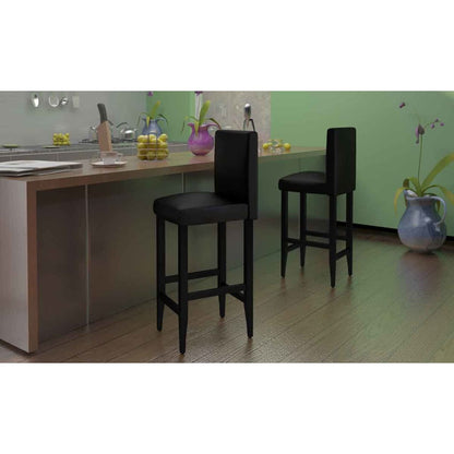 Taburetes De Cocina 4 Unidades Cuero Artificial