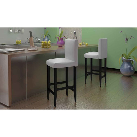 Taburetes De Cocina 4 Unidades Cuero Artificial