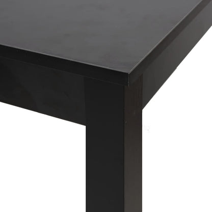 Mesa Alta Negra De Mdf 115X55X107 Cm