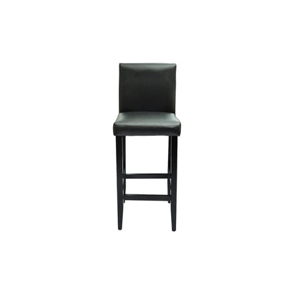 Mesa Alta De Cocina Con 4 Sillas De Barra Negras