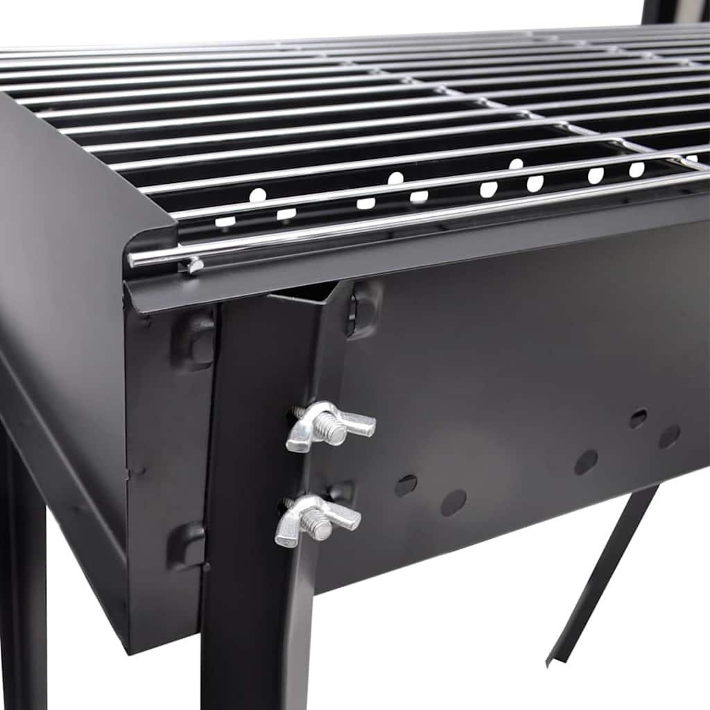 Barbacoa De Carbón Cuadrada Con Soporte