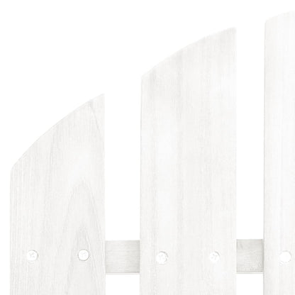Silla De Jardín Con Otomana Madera Blanca