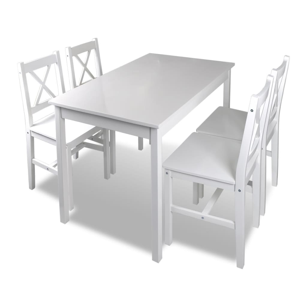 Juego De Muebles De Comedor 5 Piezas
