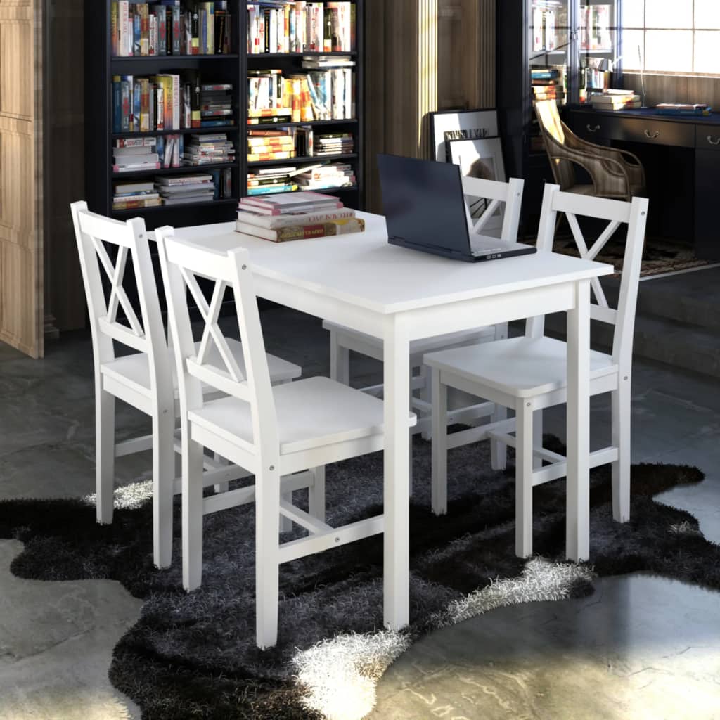 Juego De Muebles De Comedor 5 Piezas