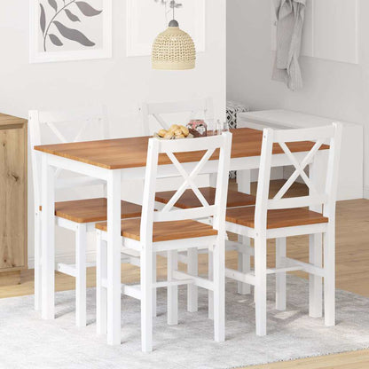Juego De Muebles De Comedor 5 Piezas