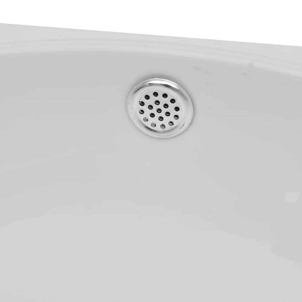 Lavabo Con Hueco De Grifo Y Rebosadero Cerámica