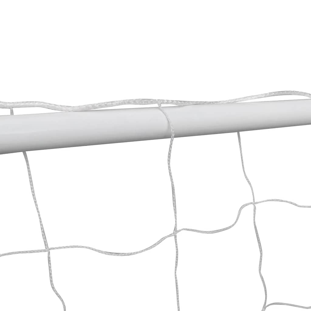 Portería De Fútbol Acero De Alta Calidad 240X90 X150 Cm