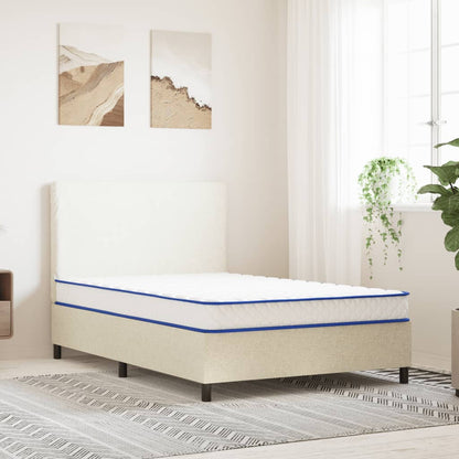 Colchón De Espuma Viscoelástica Blanca 90X190X17 Cm Suave