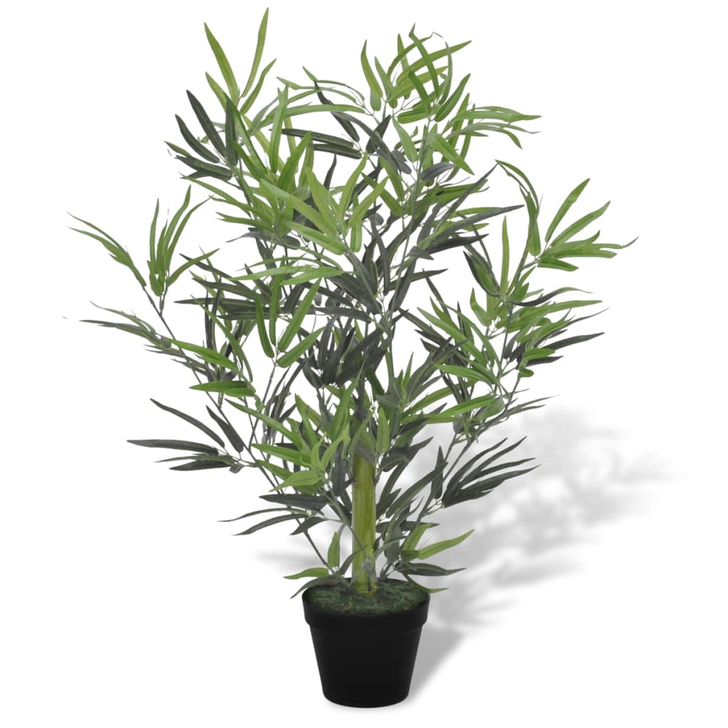 Árbol De Bambú Artificial Con Macetero