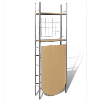 Juego De Muebles De Barra De Cocina Plegable Con 2 Sillas