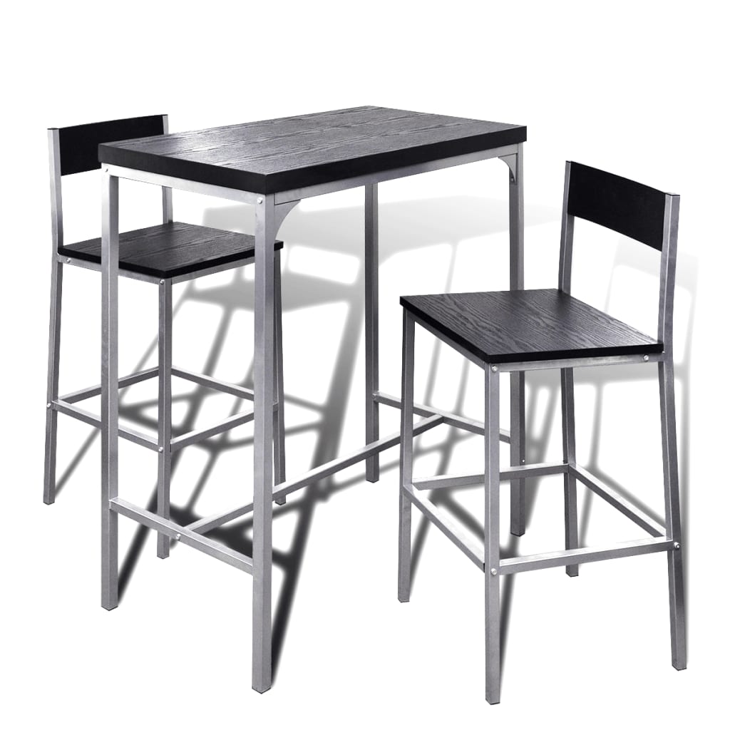 Mesa Alta Y Taburetes De Barra De Cocina
