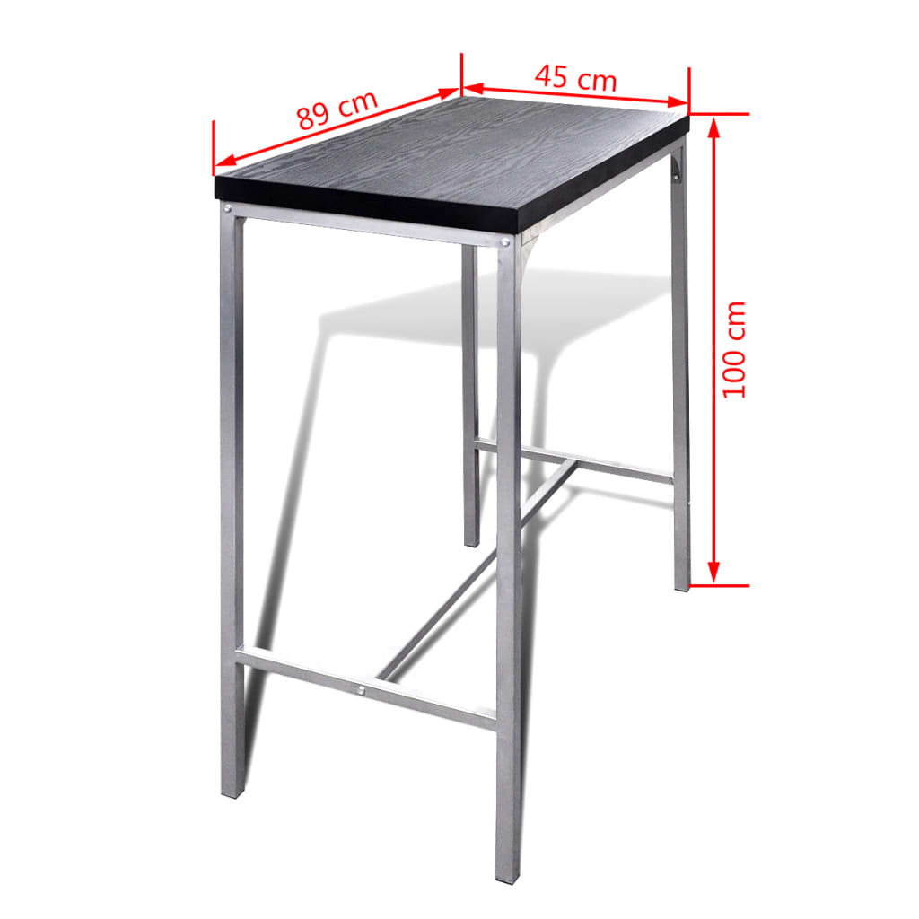 Mesa Alta Y Taburetes De Barra De Cocina