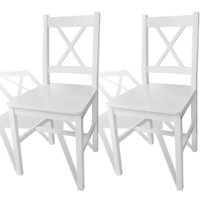 Sillas De Comedor 4 Unidades Madera De Pino
