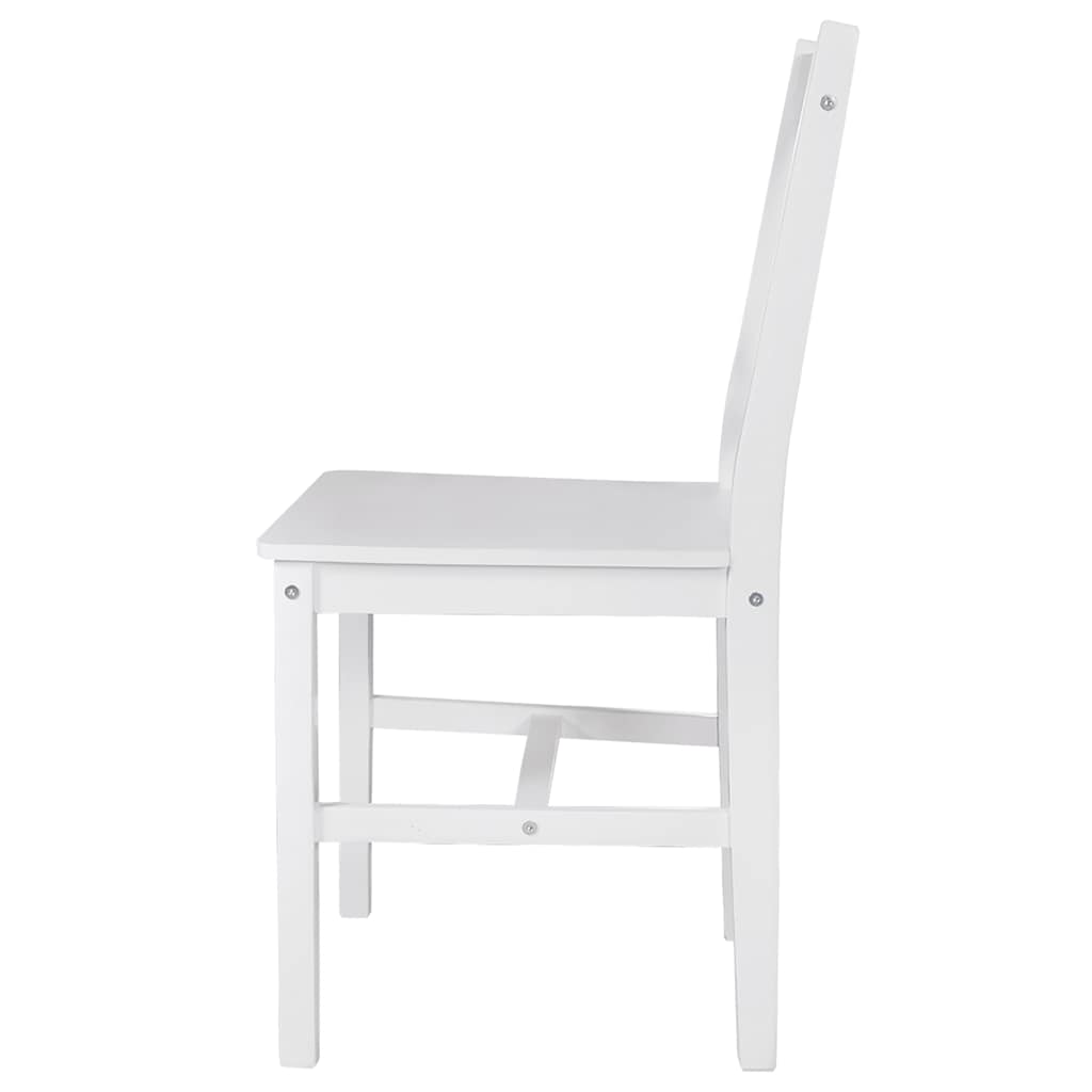 Sillas De Comedor 4 Unidades Madera De Pino
