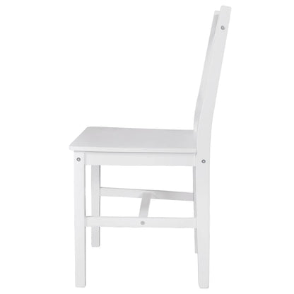 Sillas De Comedor 4 Unidades Madera De Pino