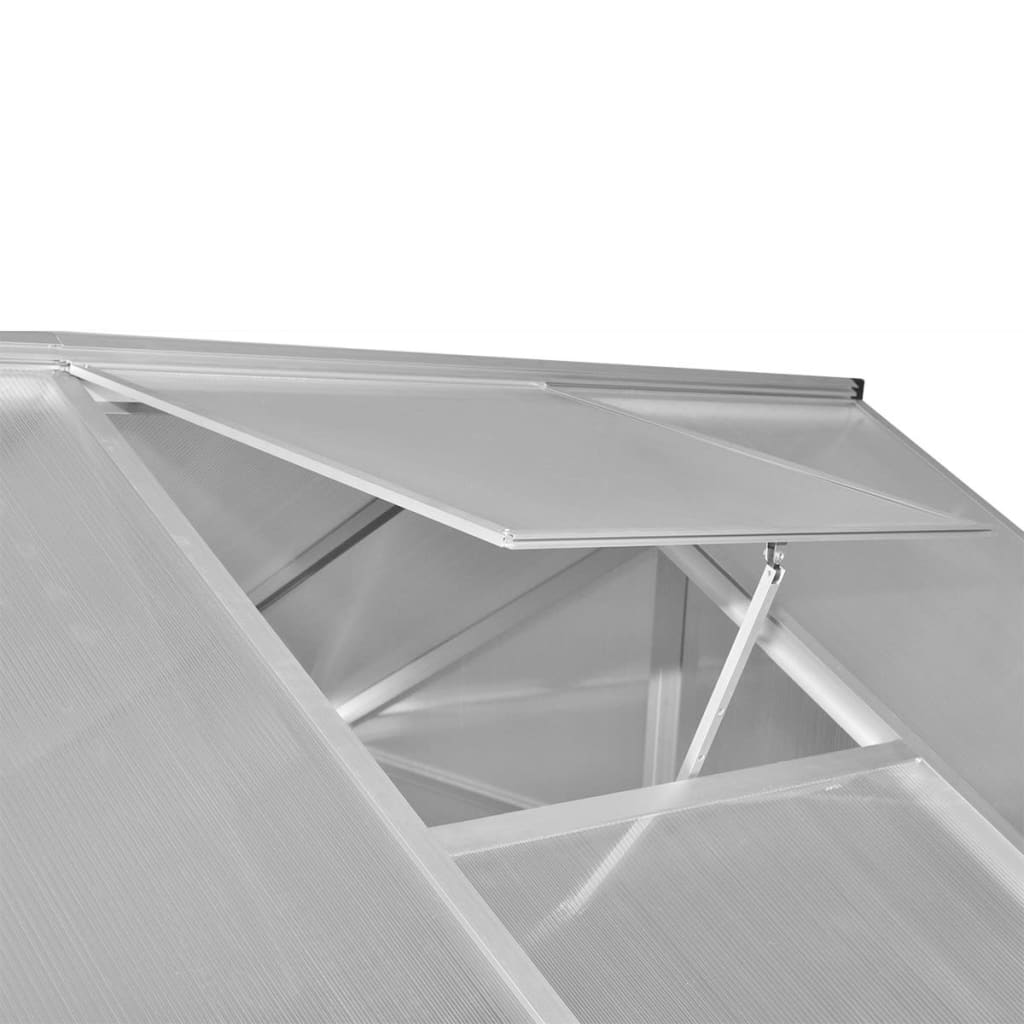 Invernadero De Aluminio Reforzado Con Estructura Base 9,025 M²