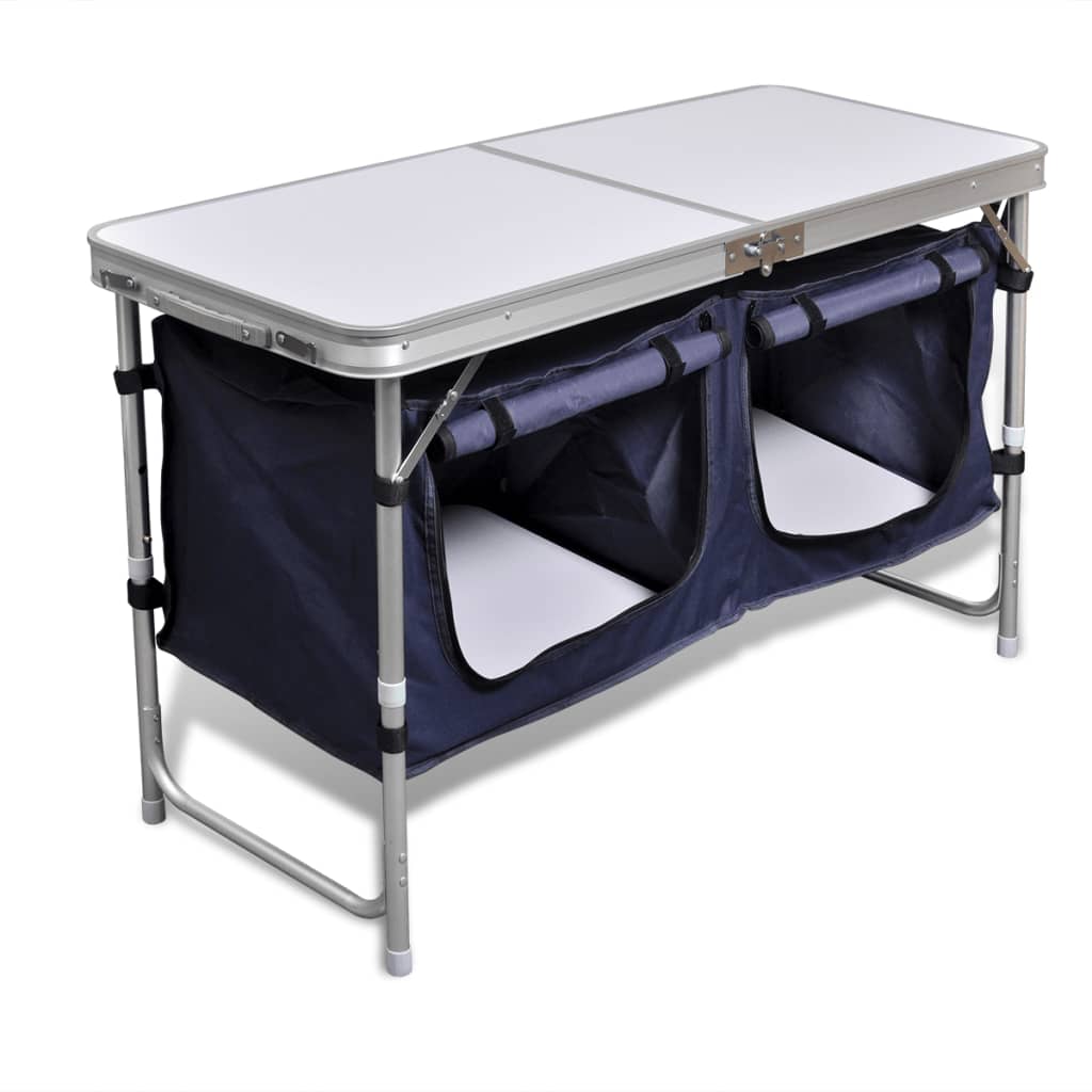 Armario De Camping Plegable Con Estructura De Aluminio