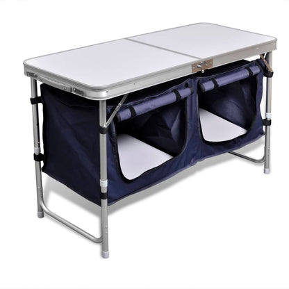 Armario De Camping Plegable Con Estructura De Aluminio