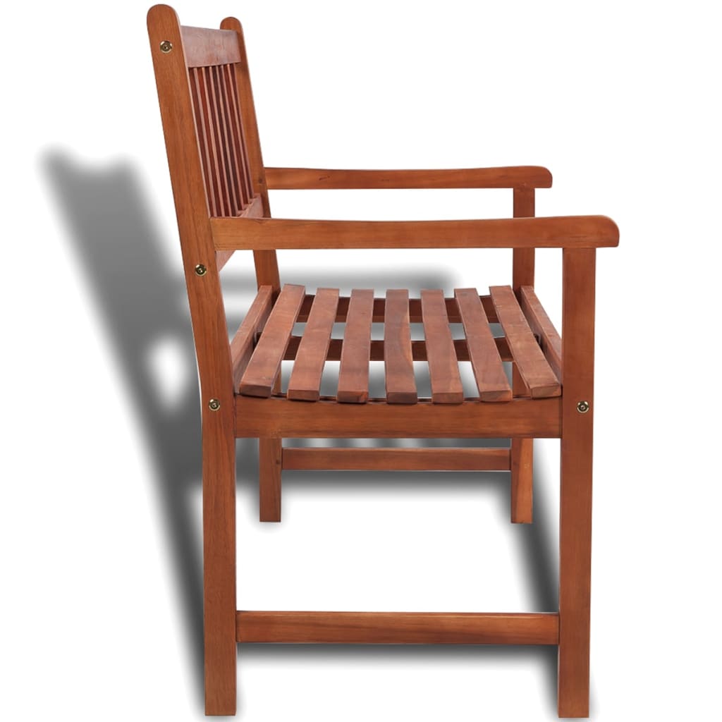 Banco De Jardín Madera Maciza De Acacia 120 Cm