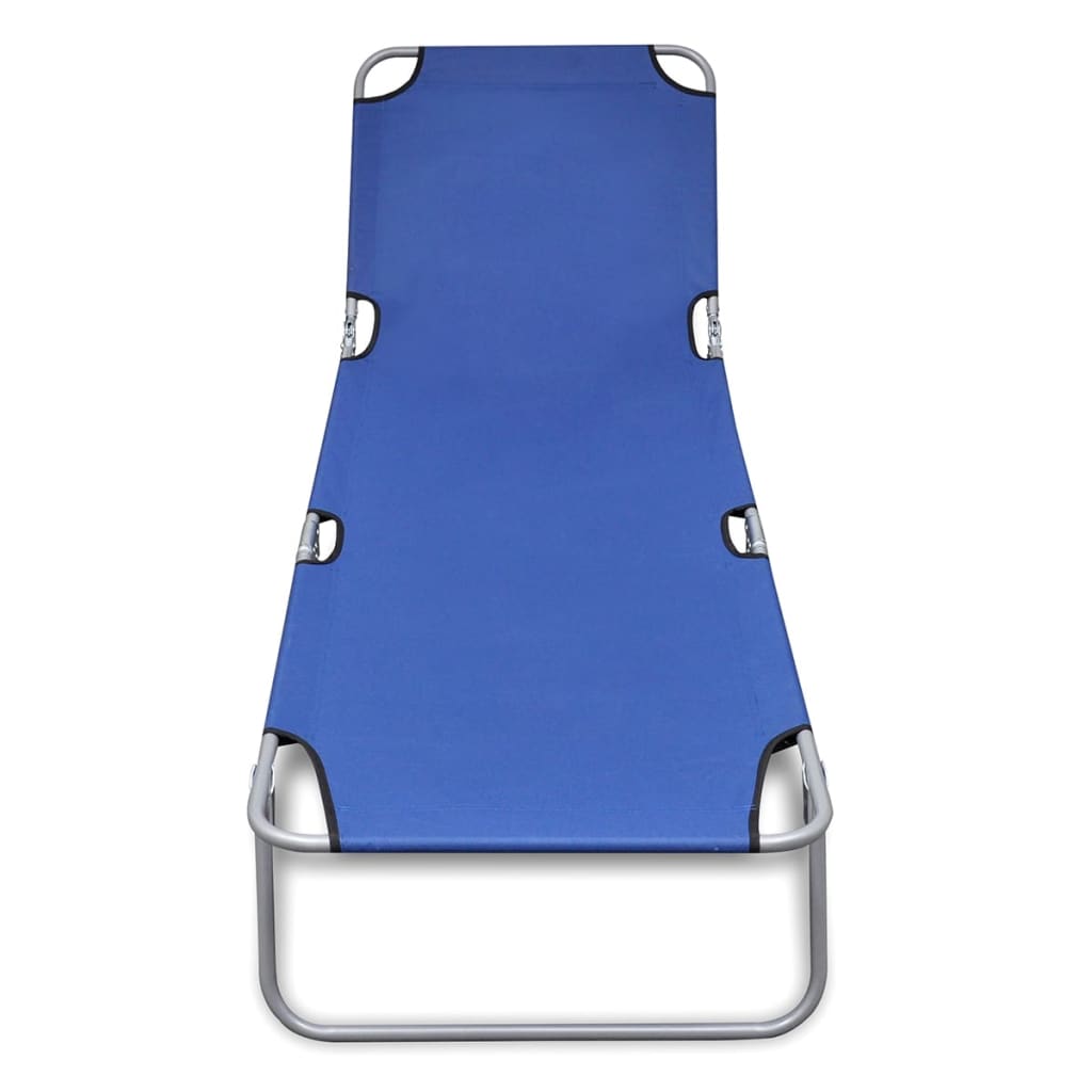 Tumbona Plegable De Acero Con Recubrimiento Polvo