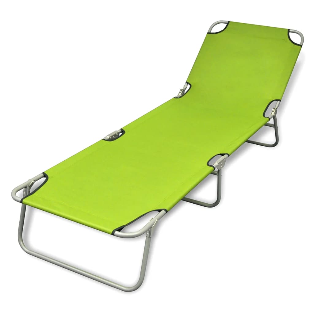 Tumbona Plegable De Acero Con Recubrimiento Polvo