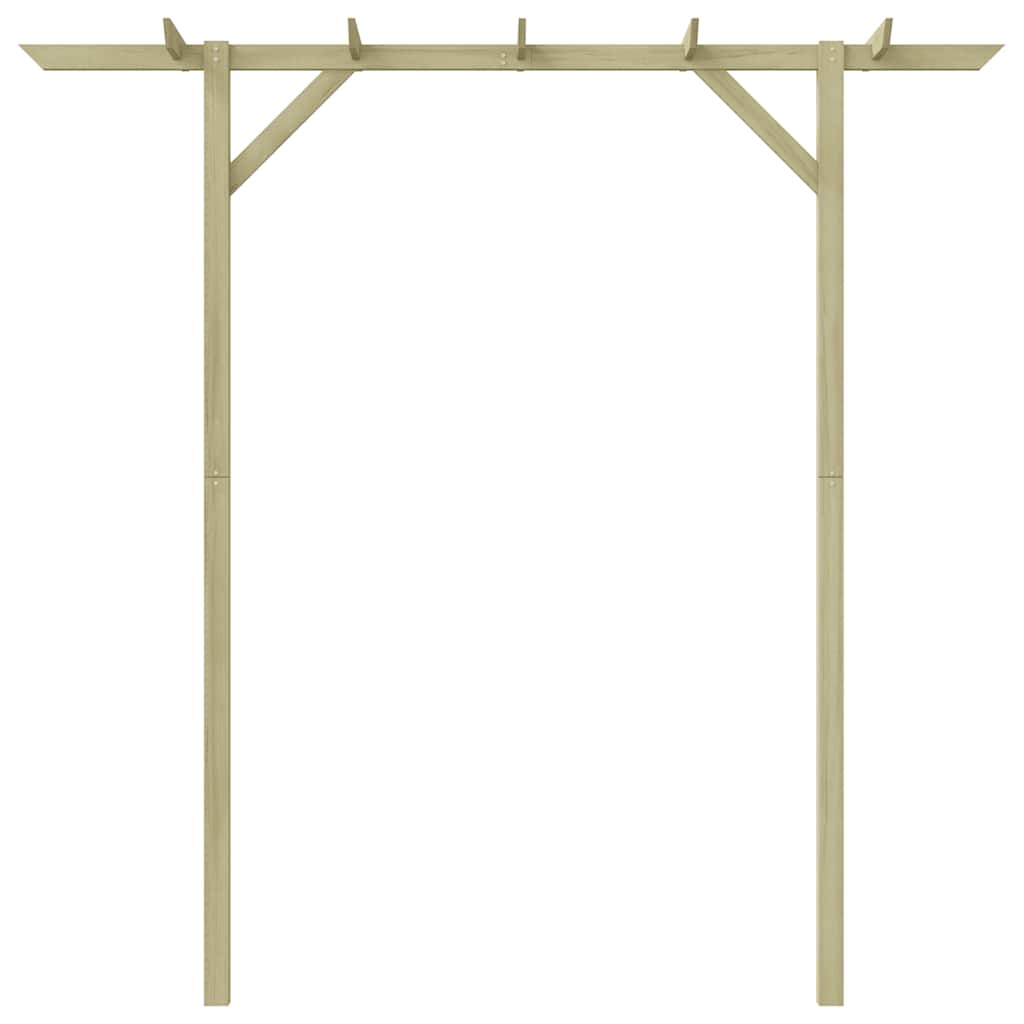 Pérgola De Jardín De Madera 205X40X203 Cm