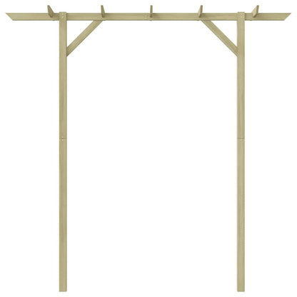 Pérgola De Jardín De Madera 205X40X203 Cm
