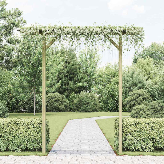 Pérgola De Jardín De Madera 205X40X203 Cm