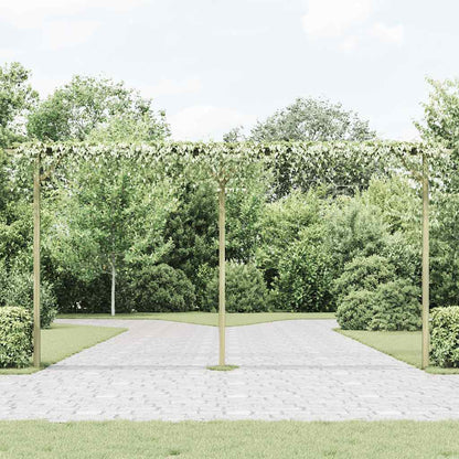 Pérgola De Jardín De Madera 205X40X203 Cm