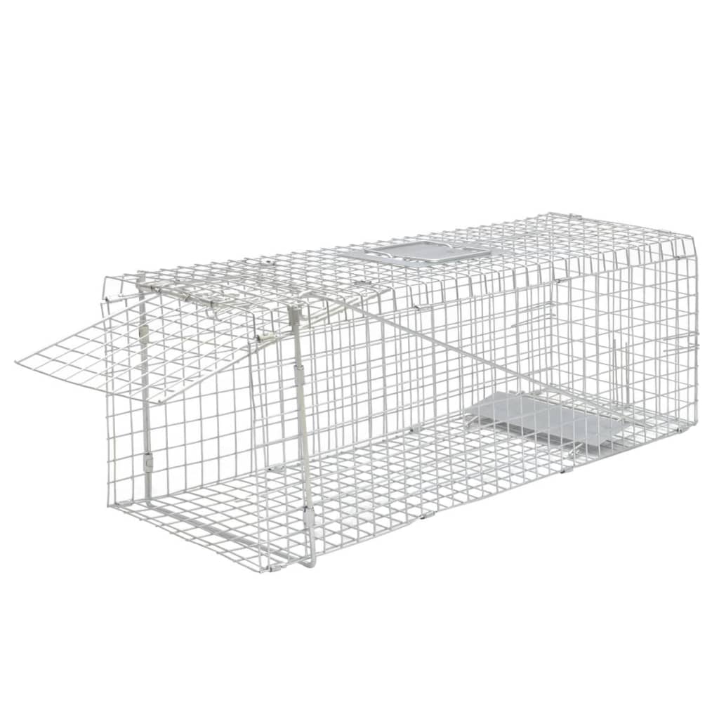 Trampa Para Animales 64,5X25X26,5 Cm Hierro Galvanizado
