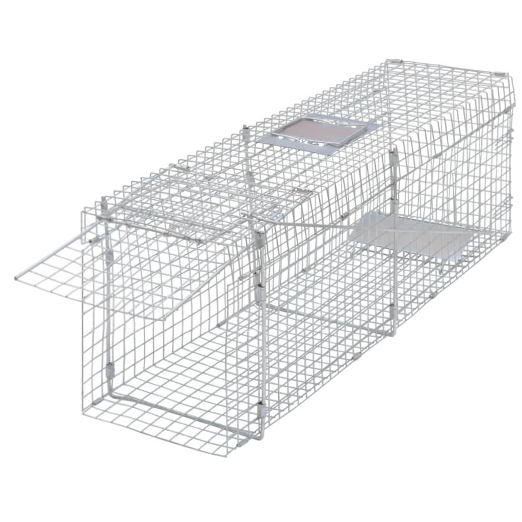 Trampa Para Animales 64,5X25X26,5 Cm Hierro Galvanizado