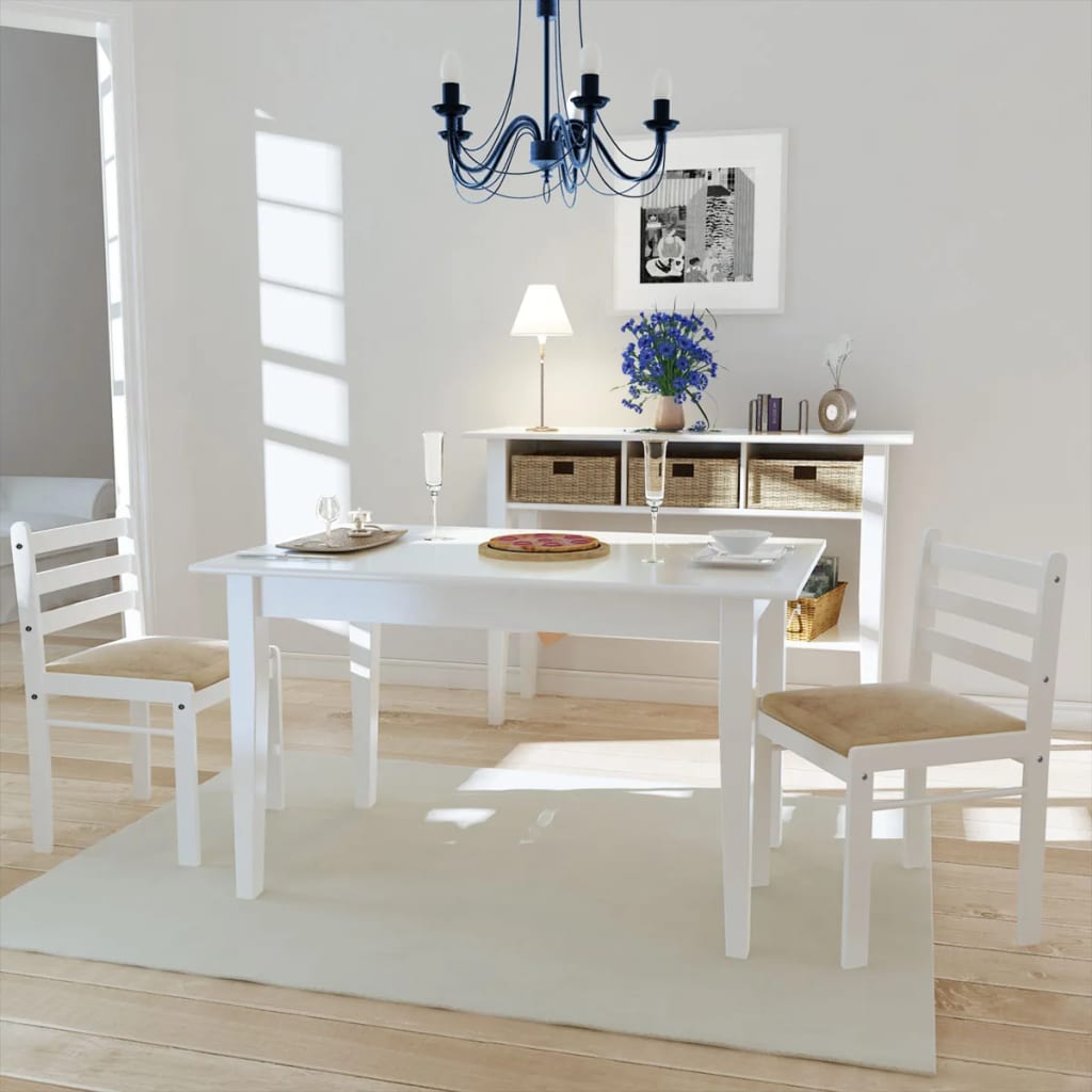 Sillas De Comedor 6 Unidades Madera Maciza Y Terciopelo