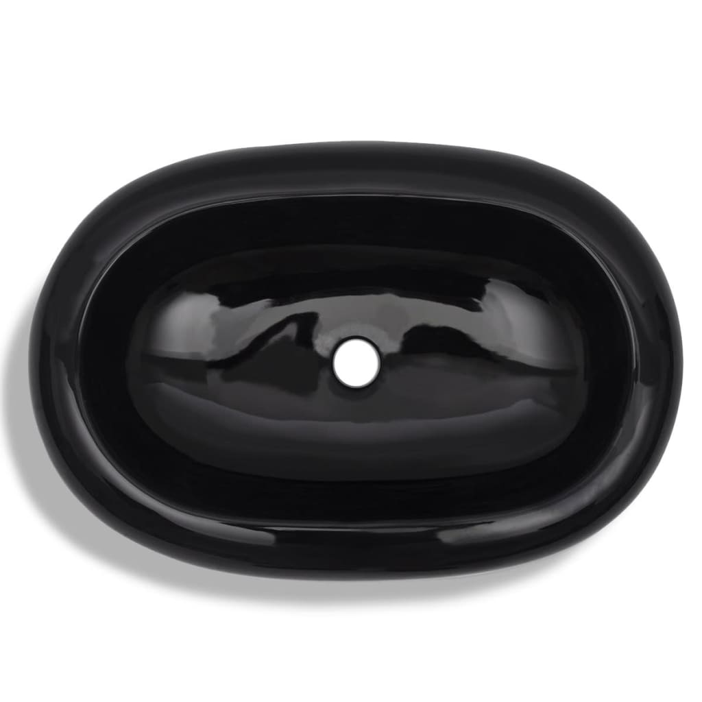 Lavabo De Cerámica Ovalado